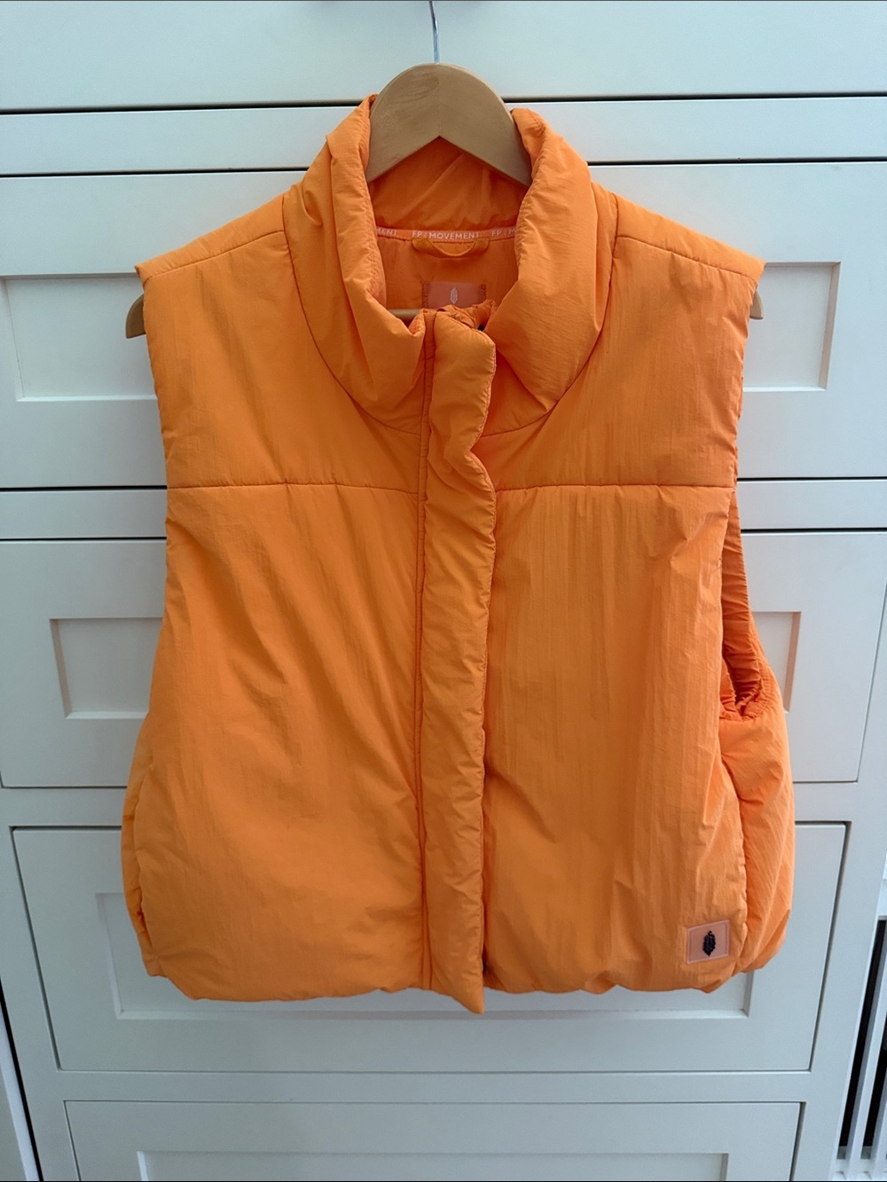 FP Movement Orange Puffer Vest